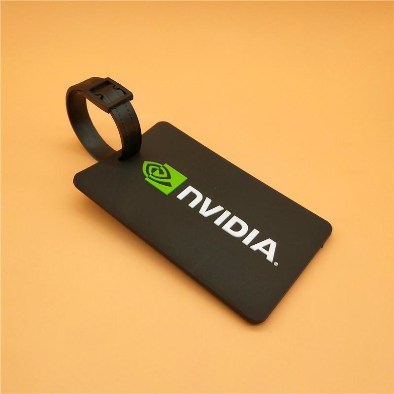 NVIDIA  硅胶PVC软胶行李牌硅胶行李箱旅行吊牌卡套定做