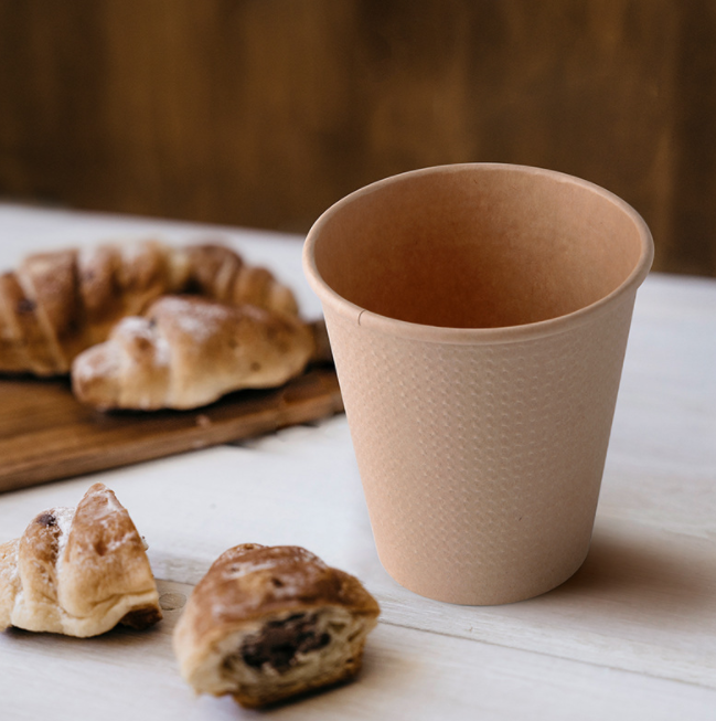 双层牛皮纸一次性热饮隔热咖啡杯广告杯子可定做logo