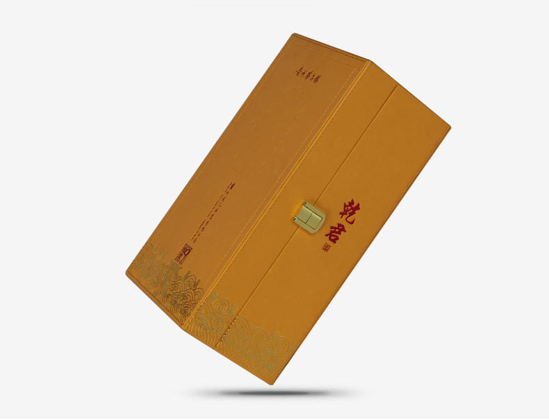 国产白酒盒定做贵州酒包装盒礼品箱子皮质特产酒礼盒