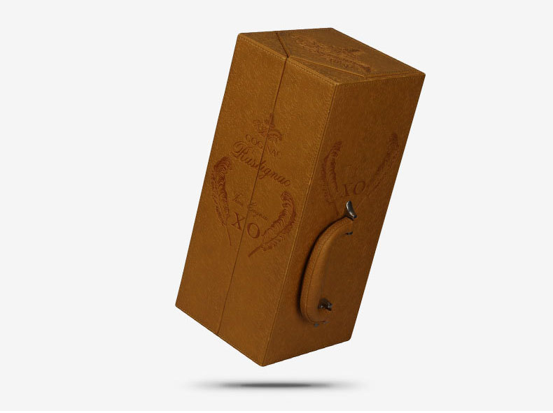 洋酒盒定做高档白酒包装盒礼品箱子木质陶瓷酒盒皮盒