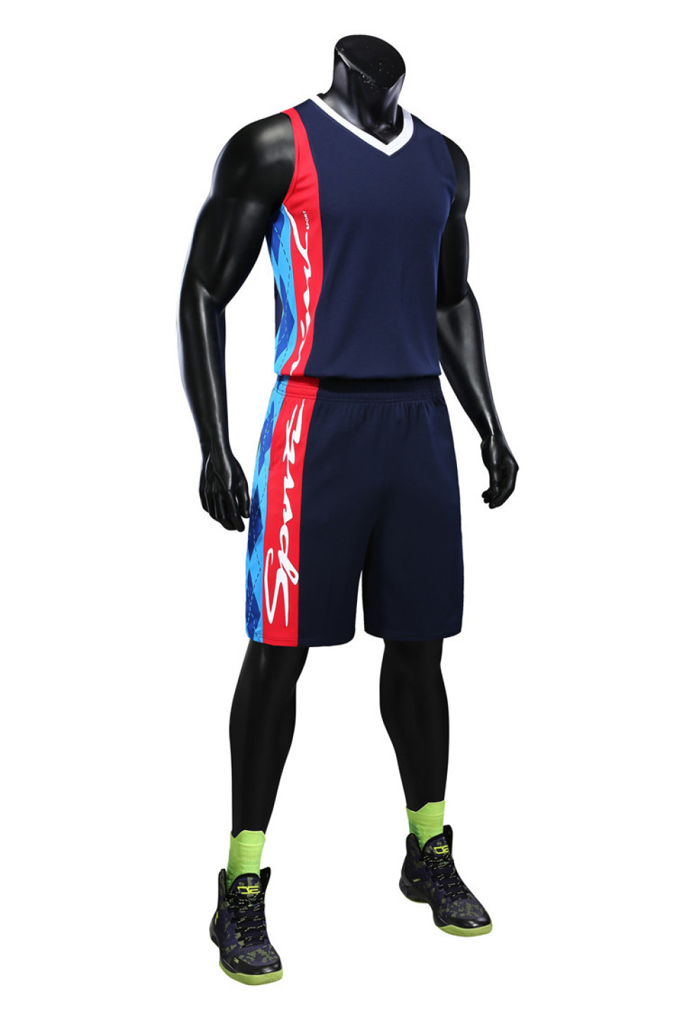 比赛球衣训练队服速干透气NBA篮球服套装JL-857