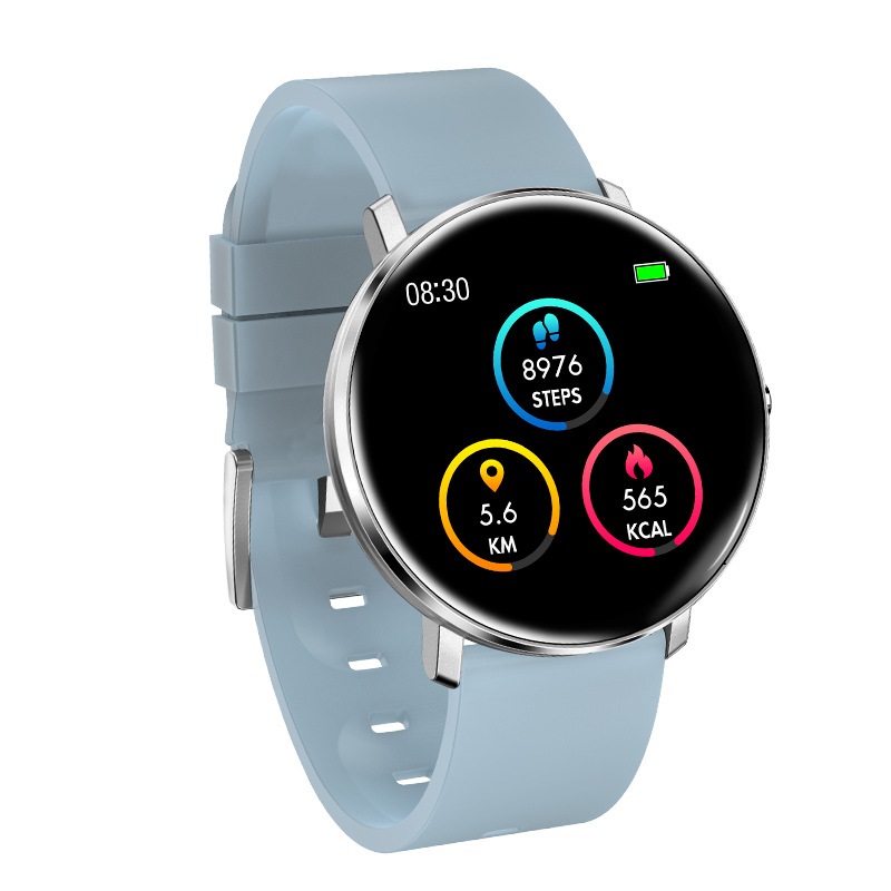智能手环1.22寸彩屏心率血压血氧天气GPS跑步锌合金