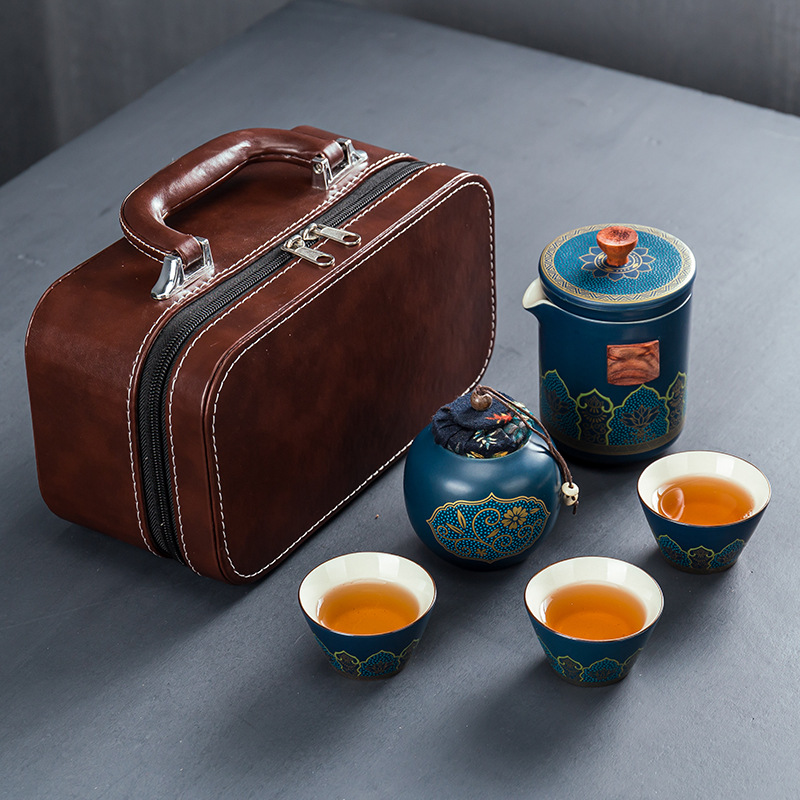 商务旅行赠礼套装旅行茶具